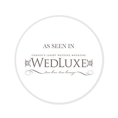 featured in wedluxe magazine